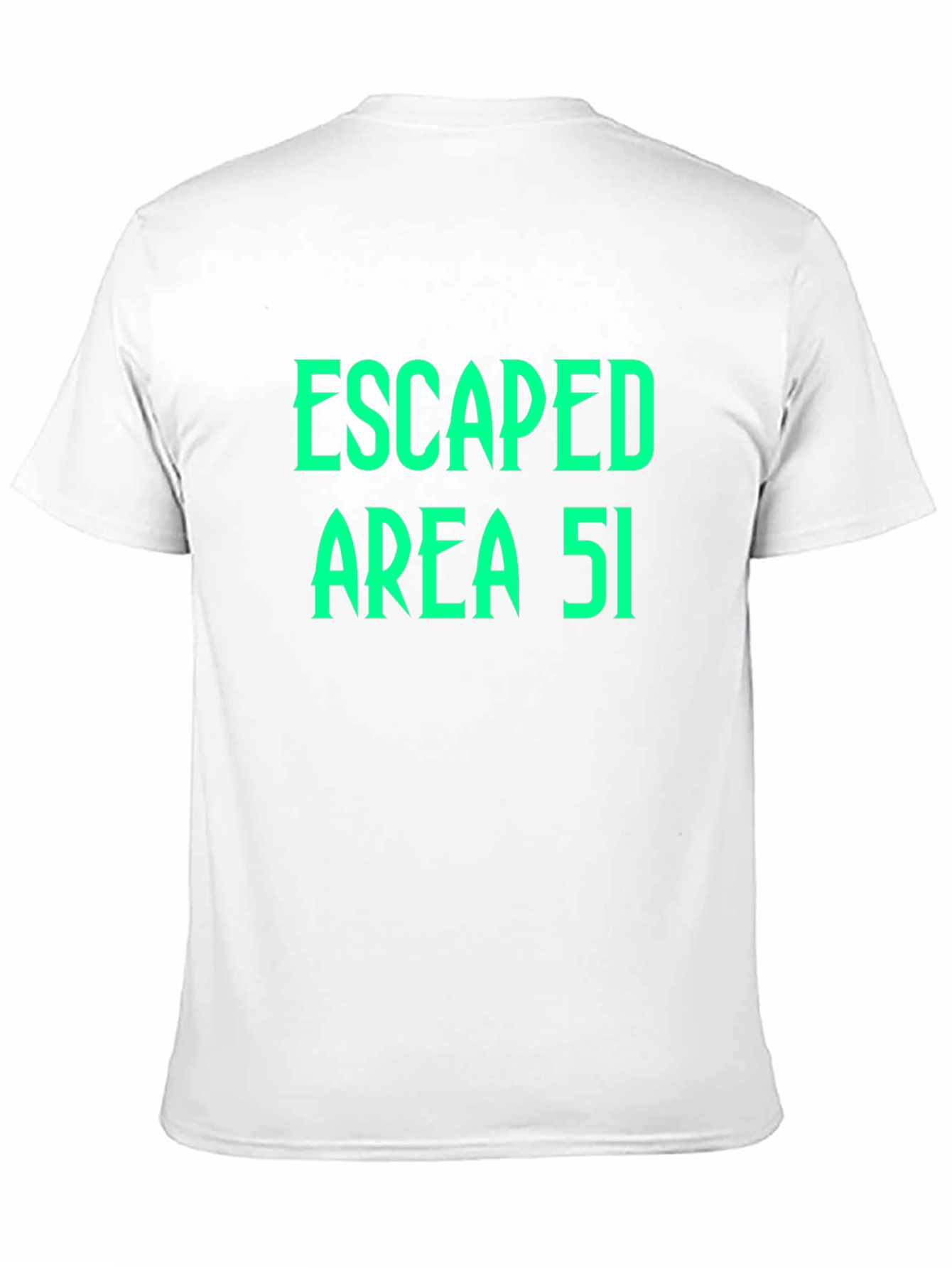 Escaped Area 51 Graphic Black T-Shirt
