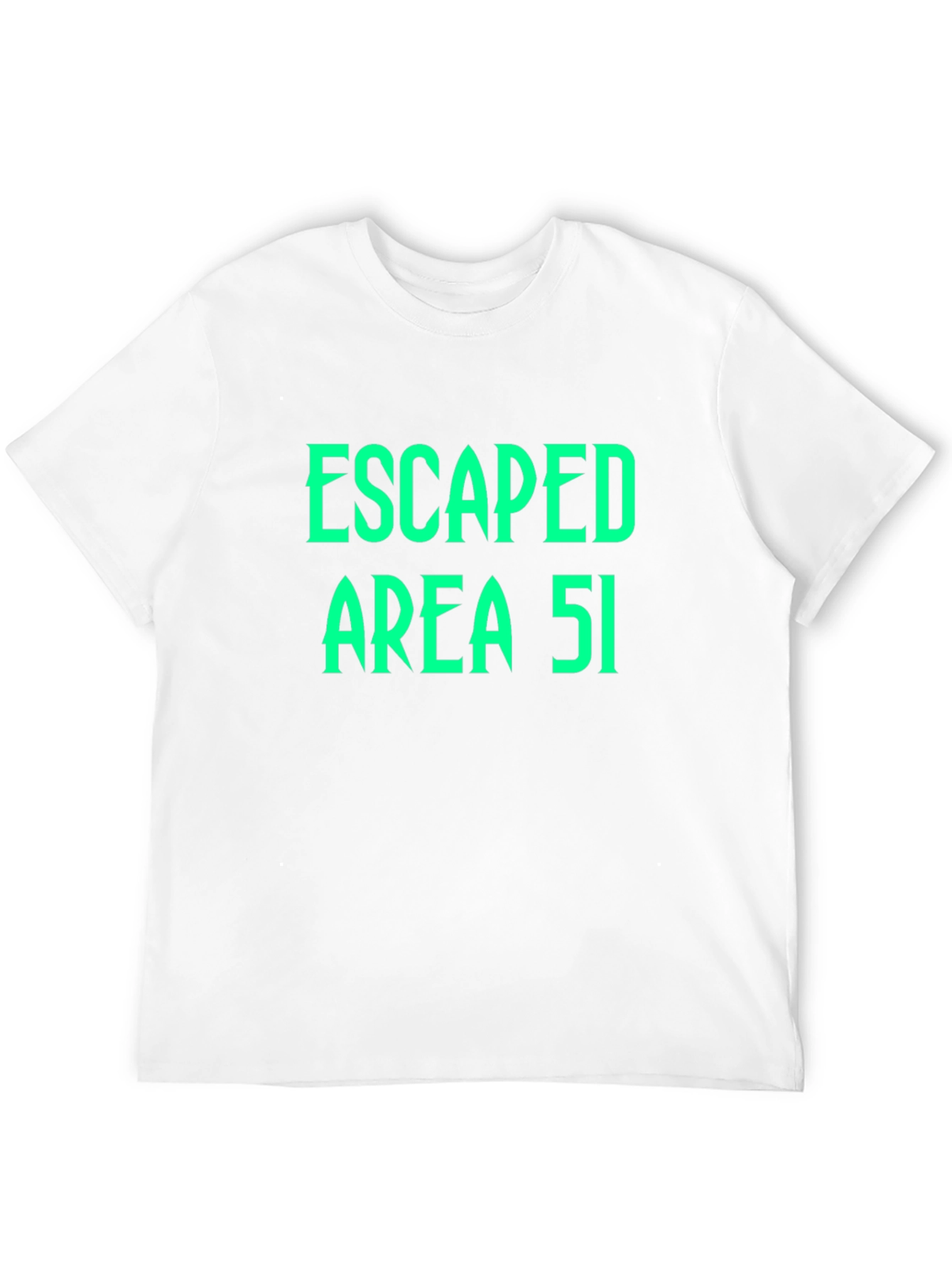 Escaped Area 51 Graphic Black T-Shirt