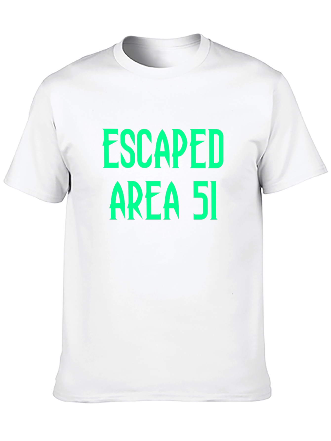 Escaped Area 51 Graphic Black T-Shirt