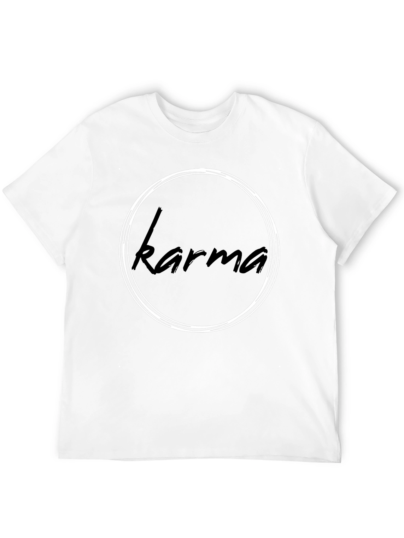 Karma Circle Tee - Stylish Graphic T-Shirt