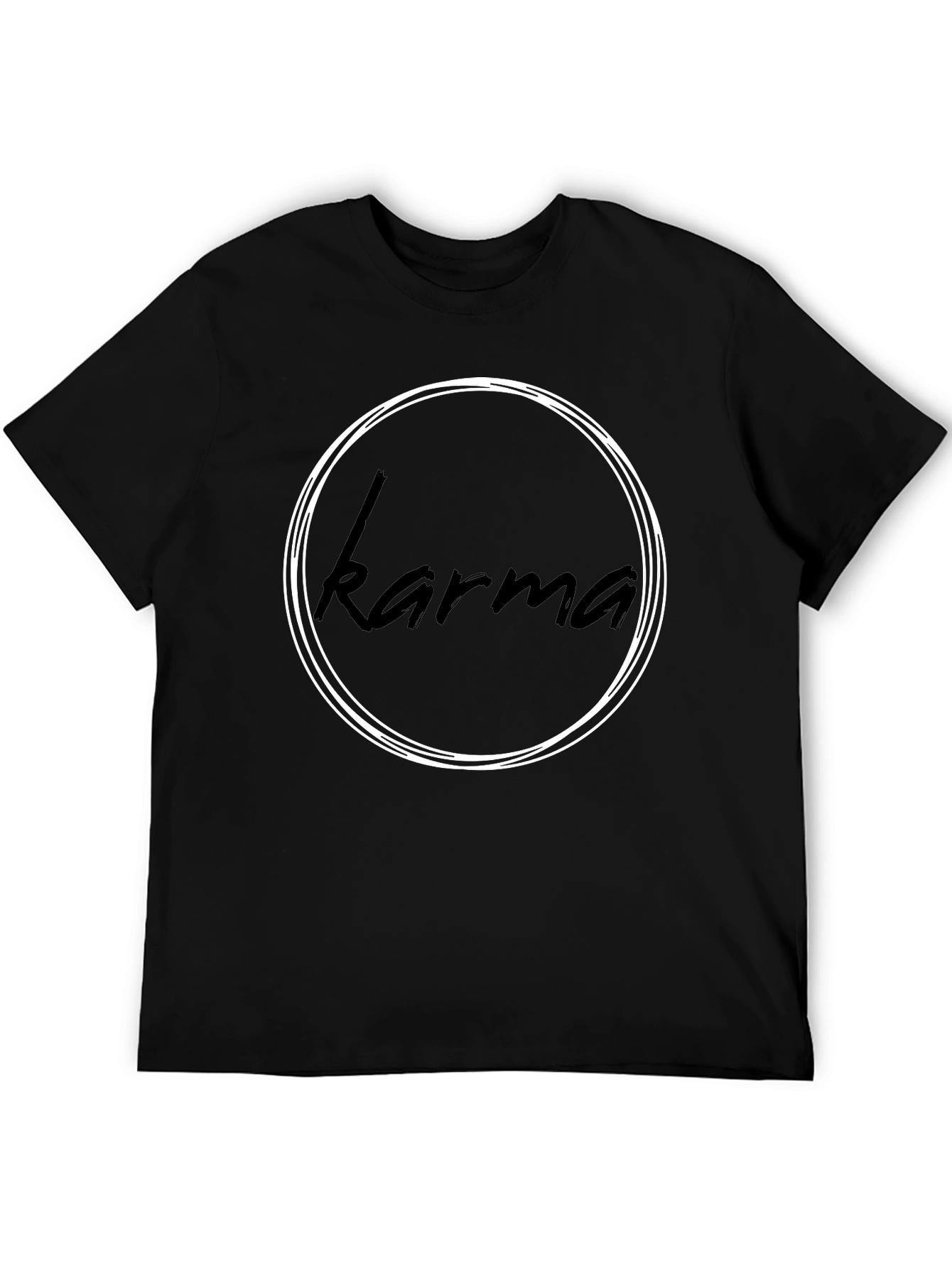Karma Circle Tee - Stylish Graphic T-Shirt