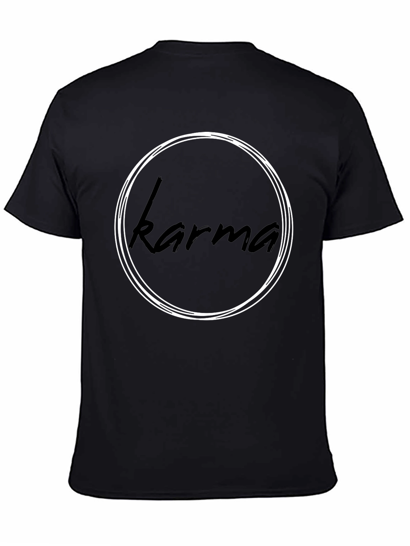 Karma Circle Tee - Stylish Graphic T-Shirt