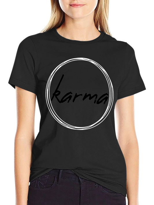 Karma Circle Tee - Stylish Graphic T-Shirt