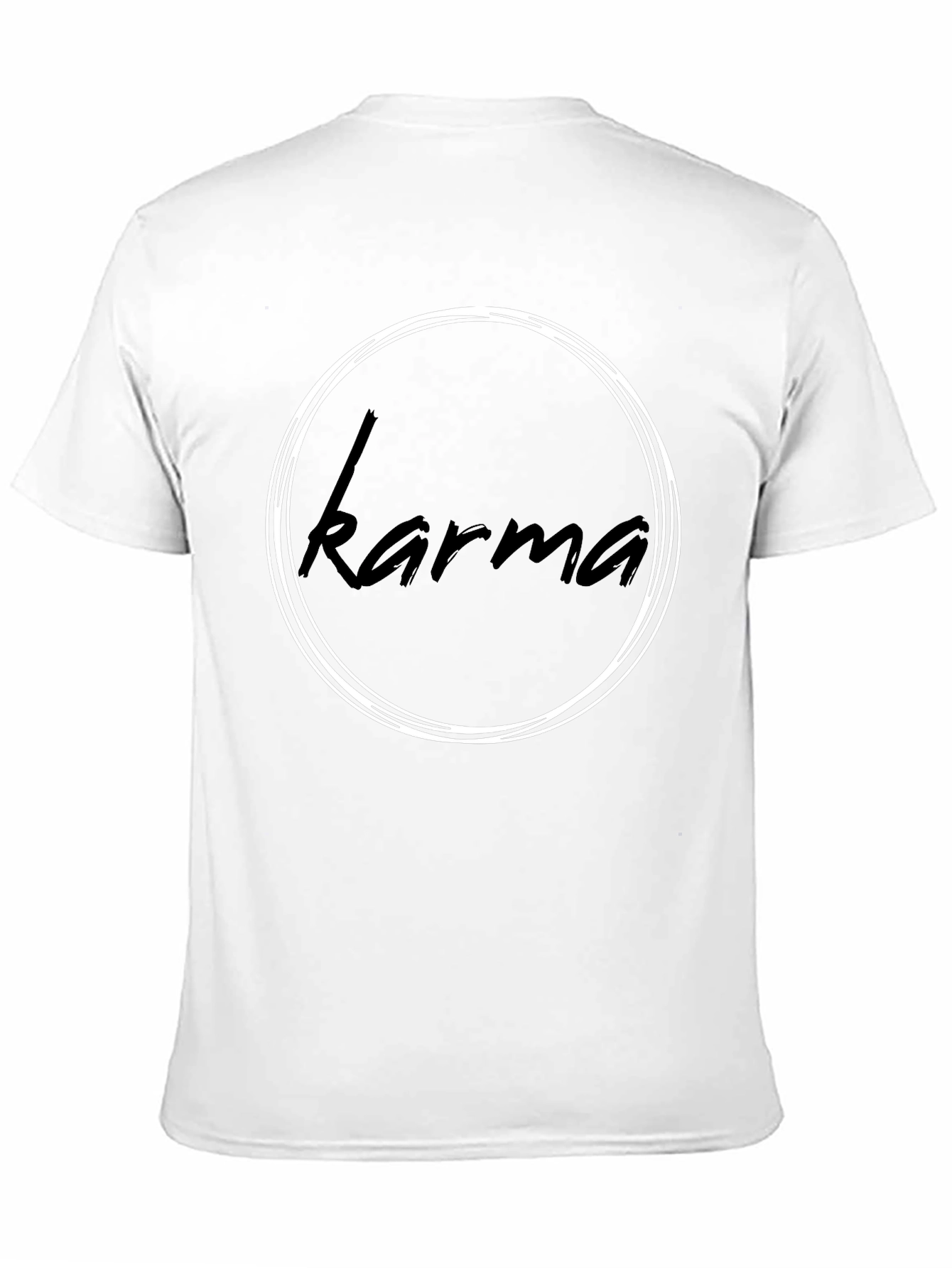 Karma Circle Tee - Stylish Graphic T-Shirt