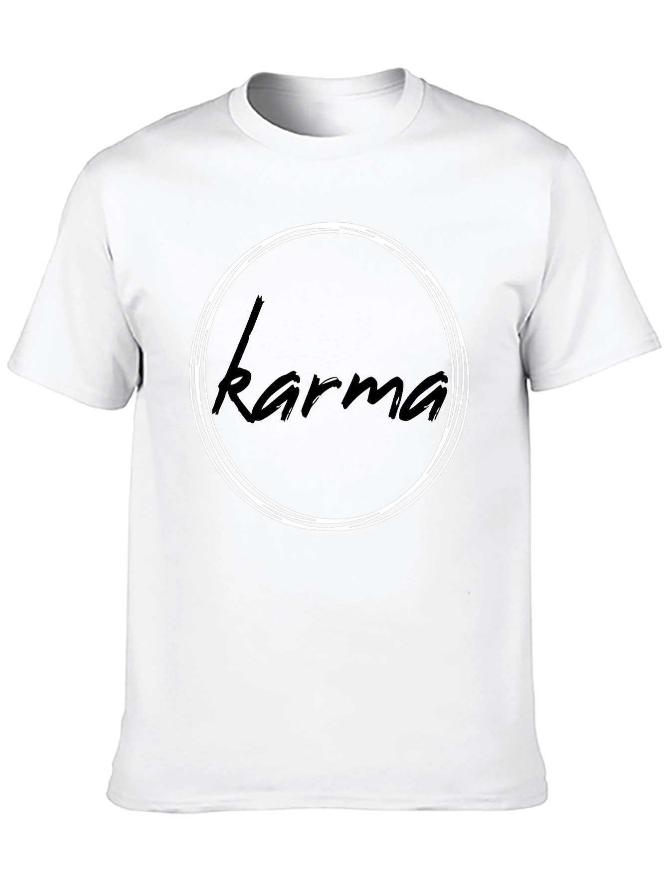 Karma Circle Tee - Stylish Graphic T-Shirt