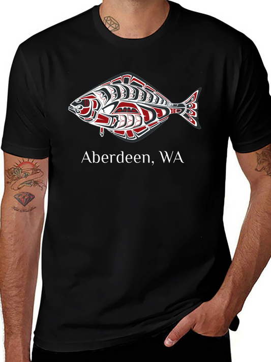 Aberdeen WA Fish Graphic T-Shirt