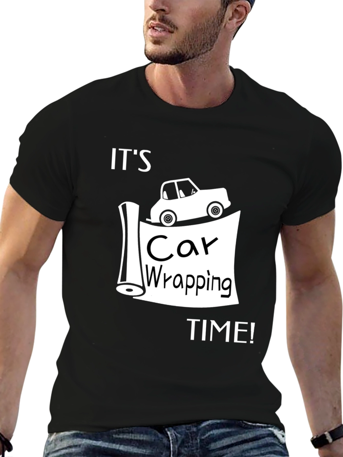 Its Car Wrapping Time T-Shirt - Automotive Graphic Tee