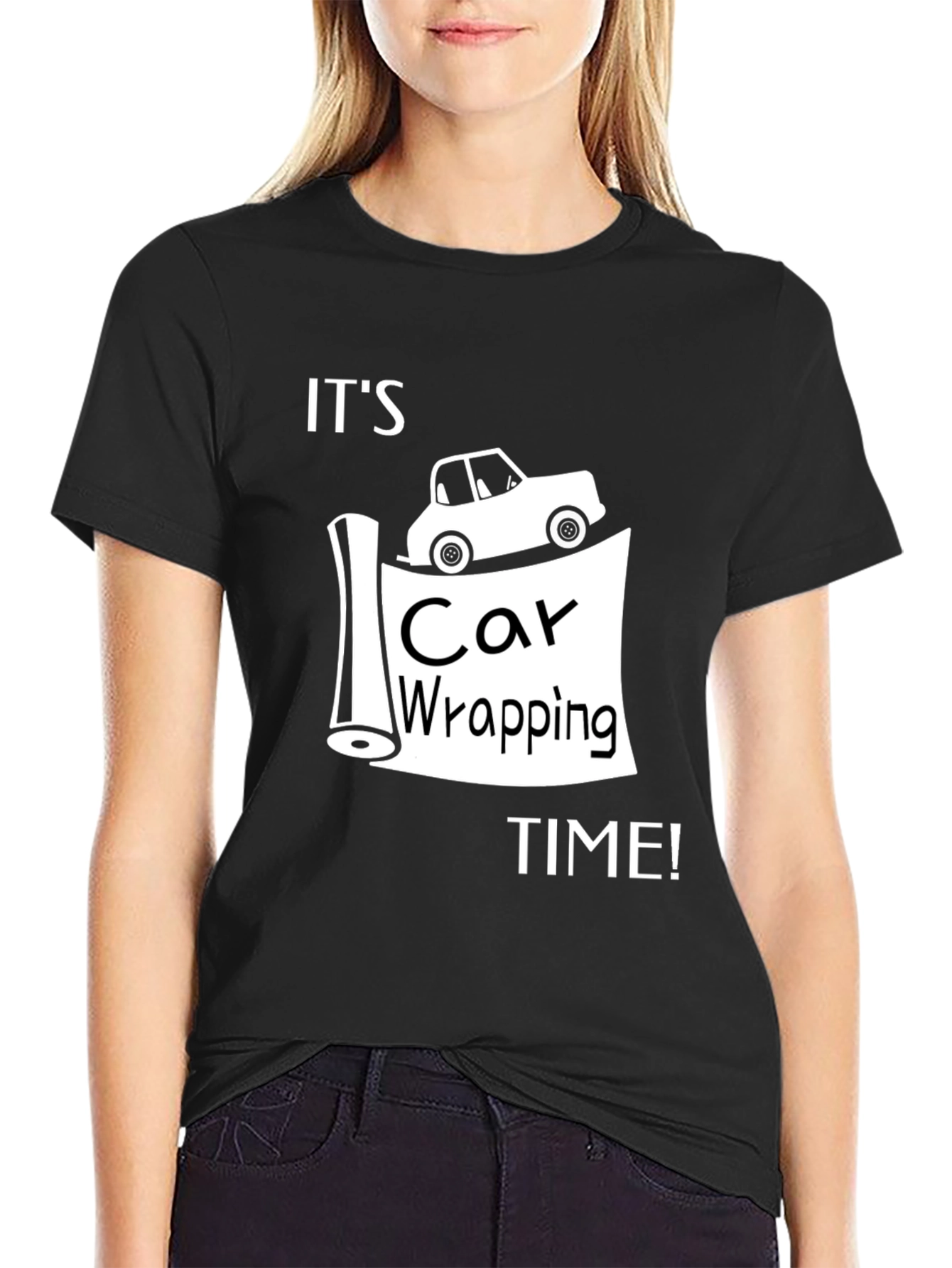 Its Car Wrapping Time T-Shirt - Automotive Graphic Tee
