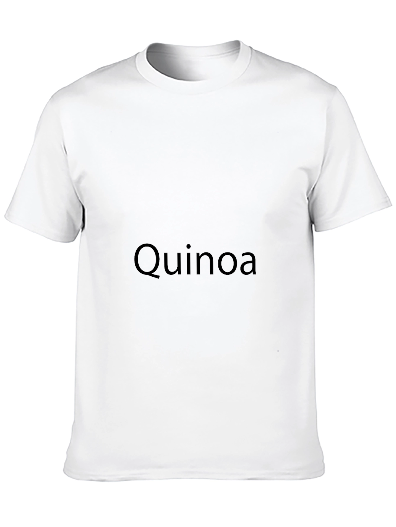 Quinoa Graphic Black T-Shirt