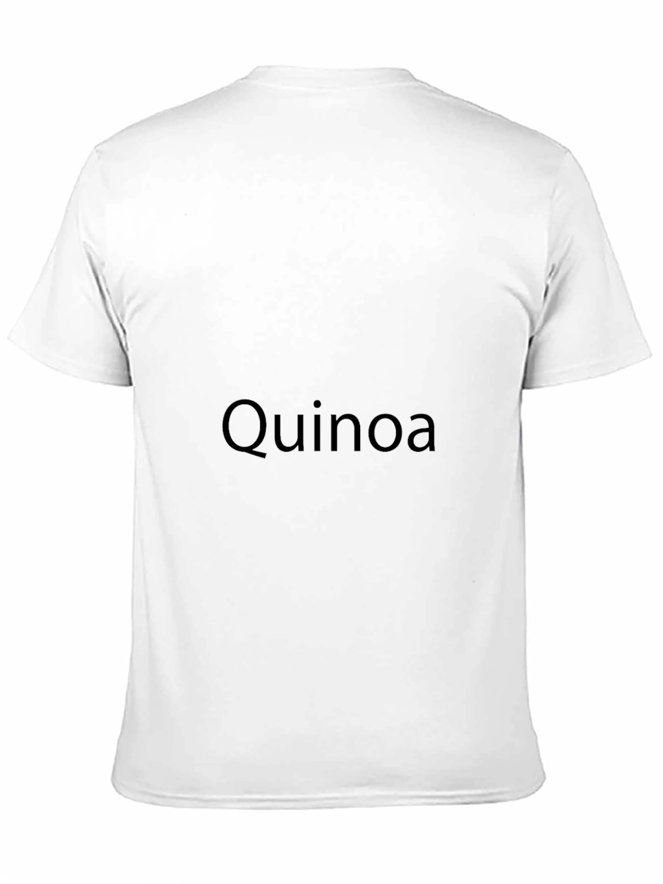 Quinoa Graphic Black T-Shirt