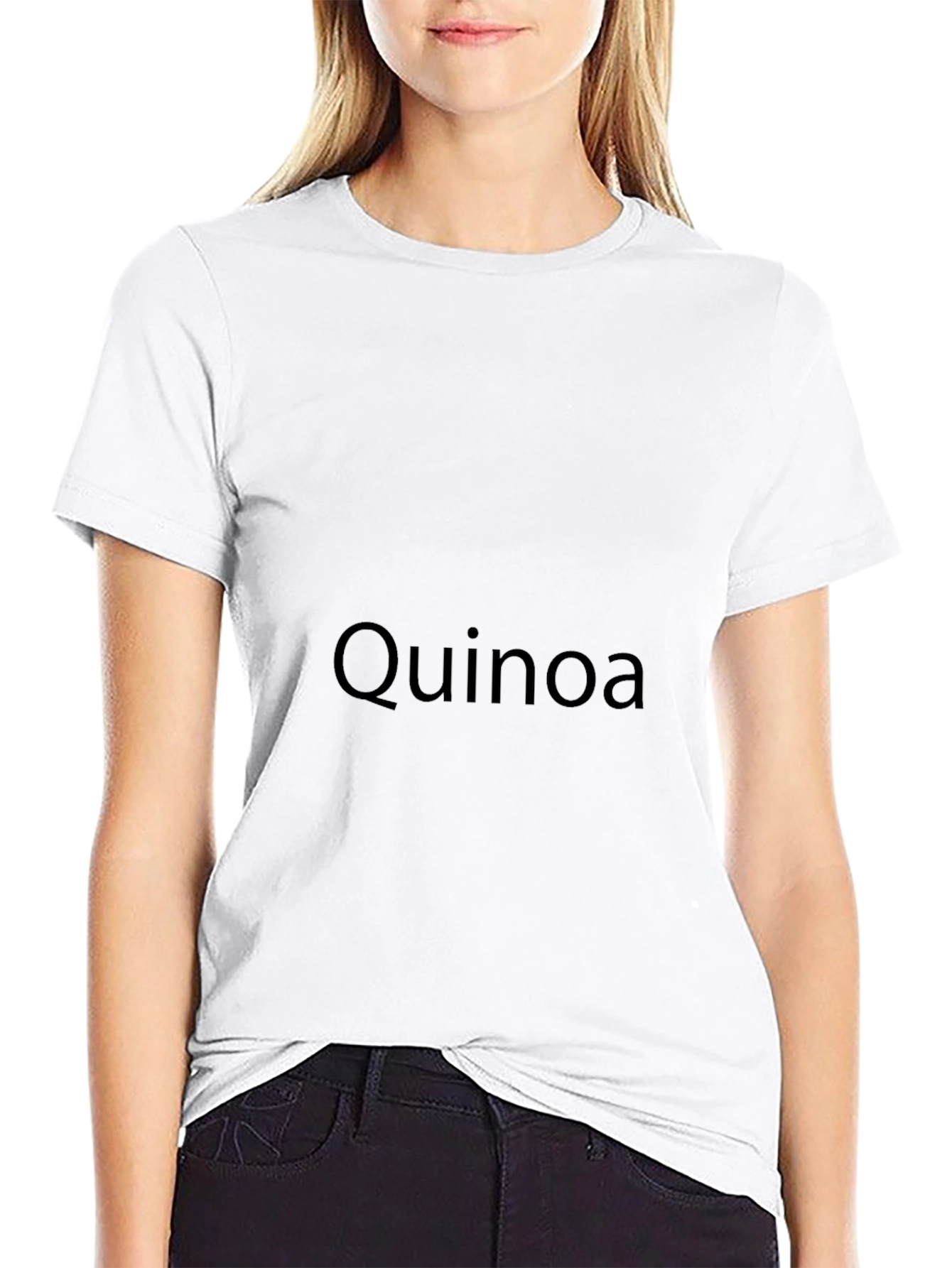 Quinoa Graphic Black T-Shirt
