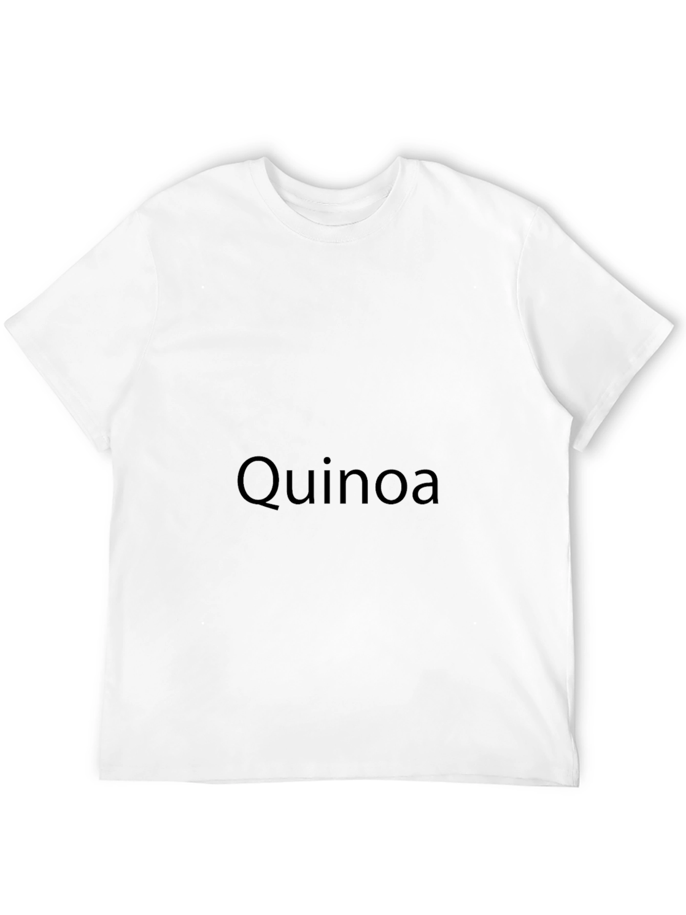 Quinoa Graphic Black T-Shirt