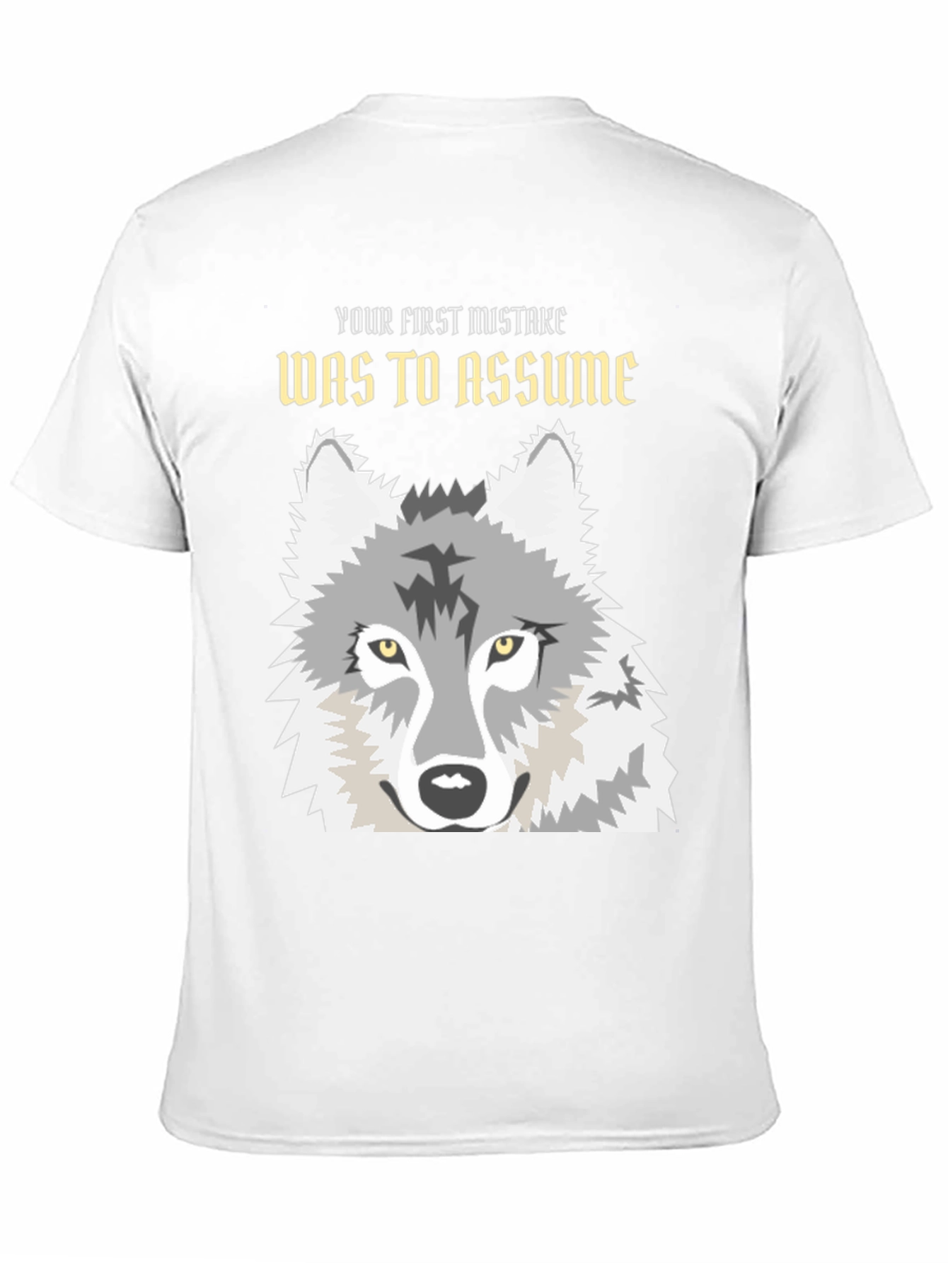 Wolf Graphic T-Shirt - Your First Mistake
