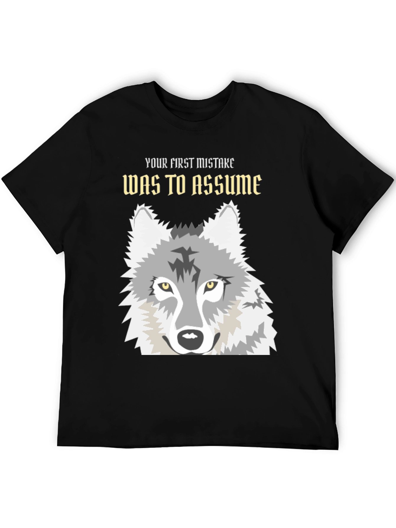 Wolf Graphic T-Shirt - Your First Mistake