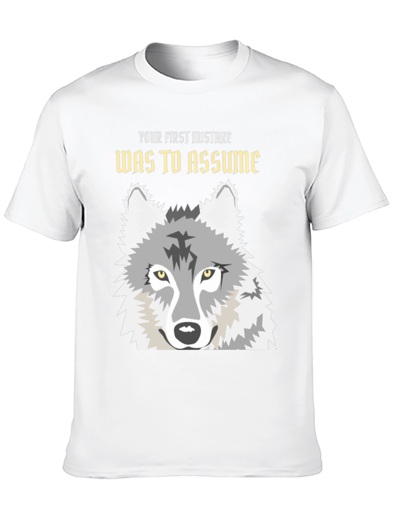 Wolf Graphic T-Shirt - Your First Mistake