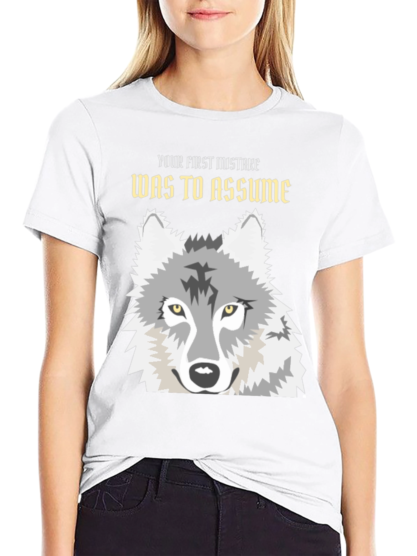 Wolf Graphic T-Shirt - Your First Mistake
