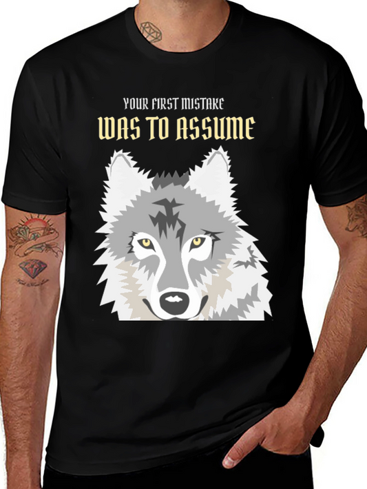 Wolf Graphic T-Shirt - Your First Mistake
