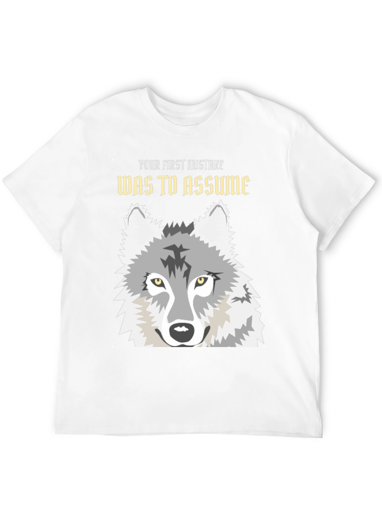 Wolf Graphic T-Shirt - Your First Mistake