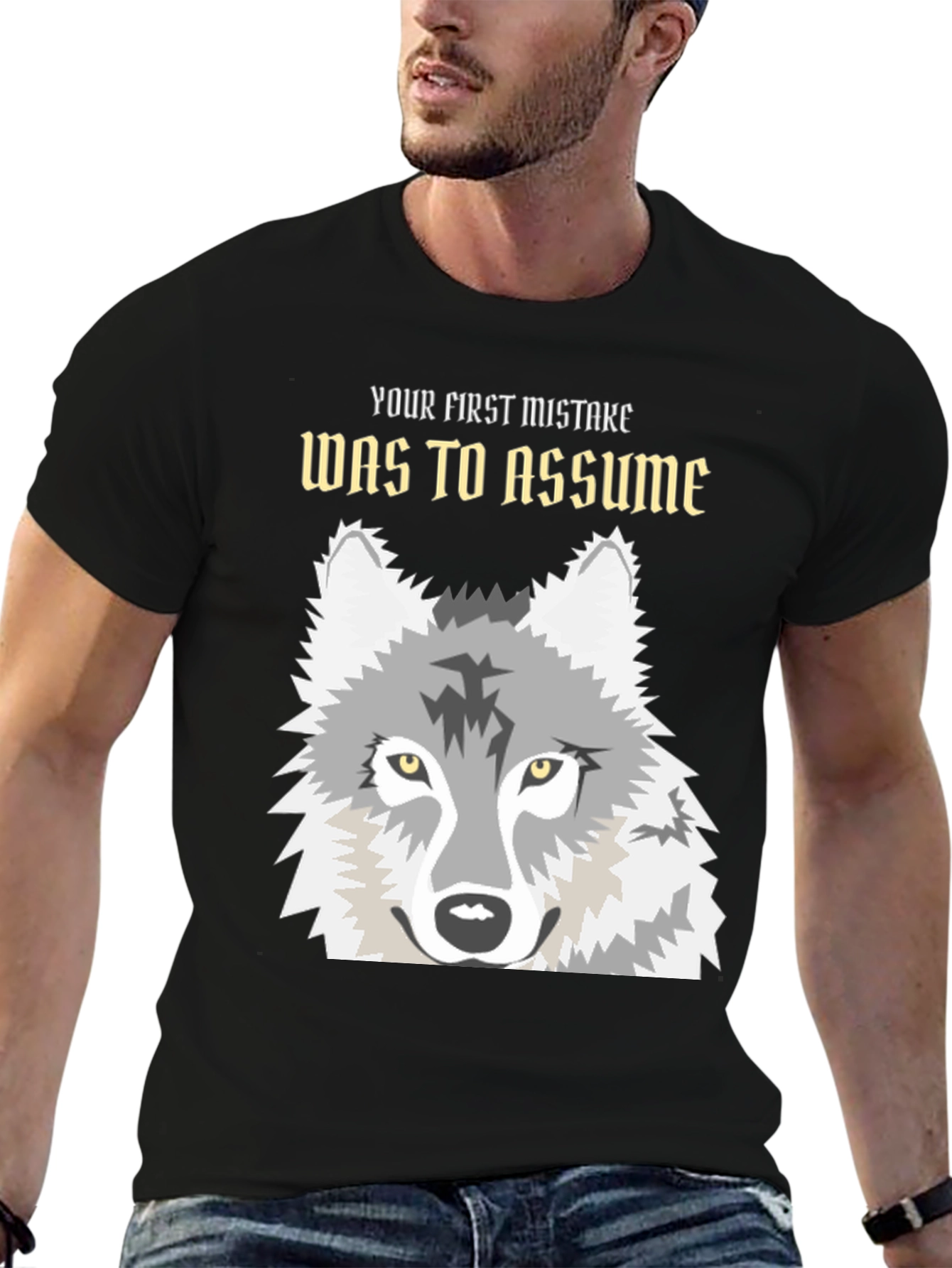 Wolf Graphic T-Shirt - Your First Mistake