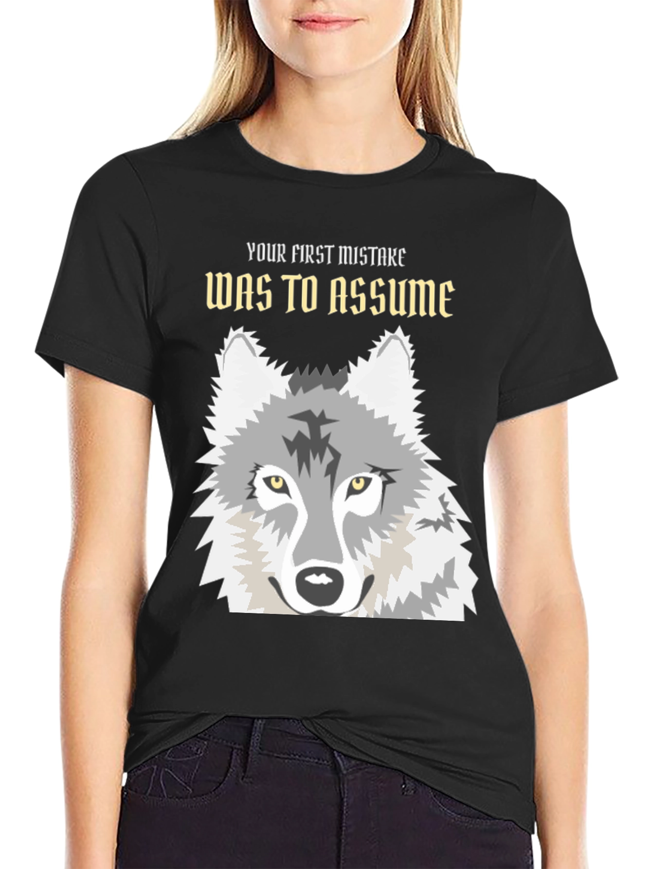 Wolf Graphic T-Shirt - Your First Mistake