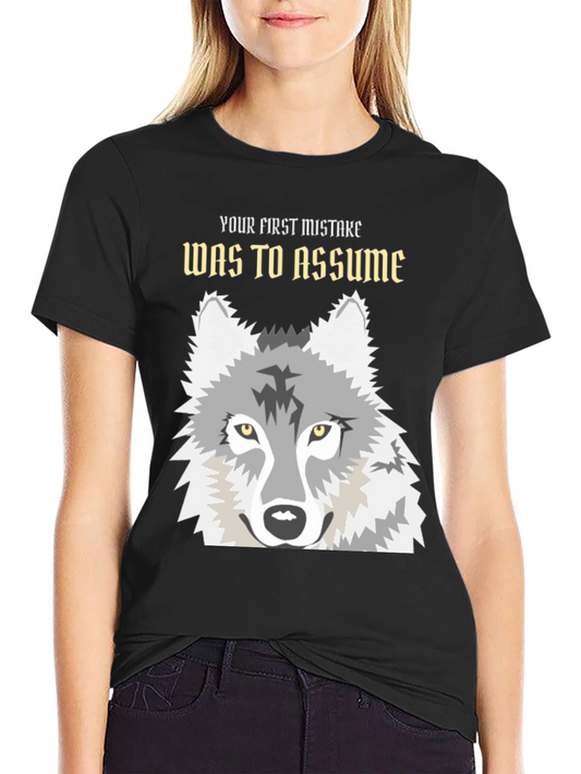 Wolf Graphic T-Shirt - Your First Mistake