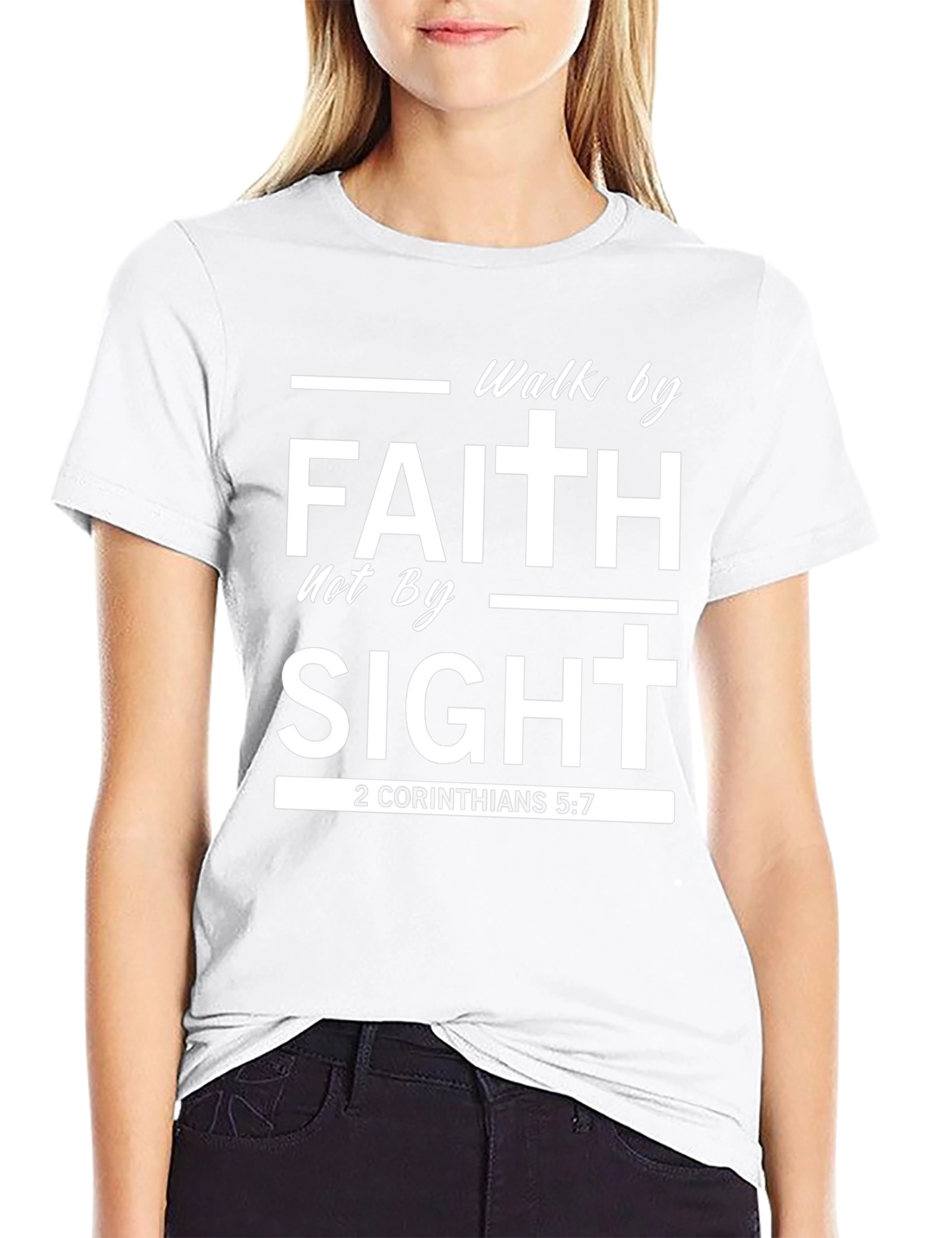 Walk By Faith T-Shirt - Christian Apparel