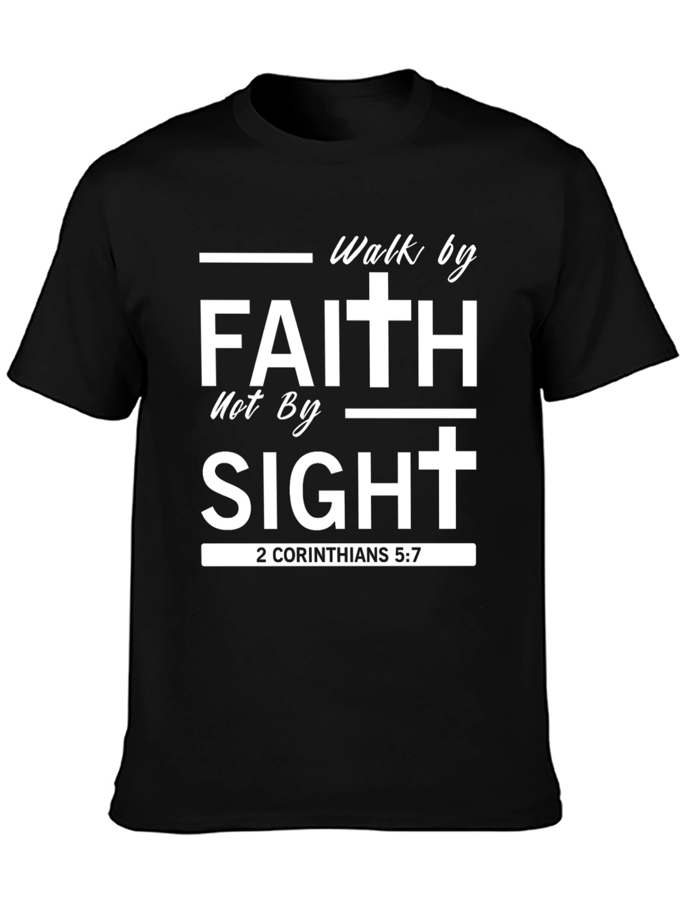 Walk By Faith T-Shirt - Christian Apparel