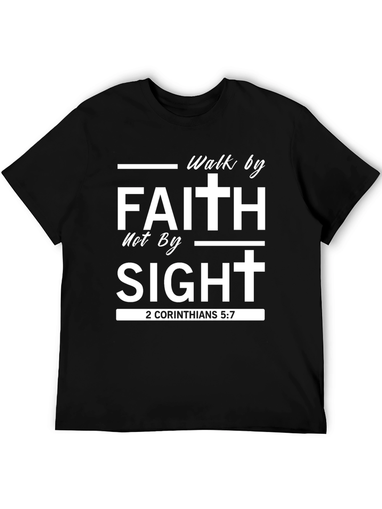 Walk By Faith T-Shirt - Christian Apparel