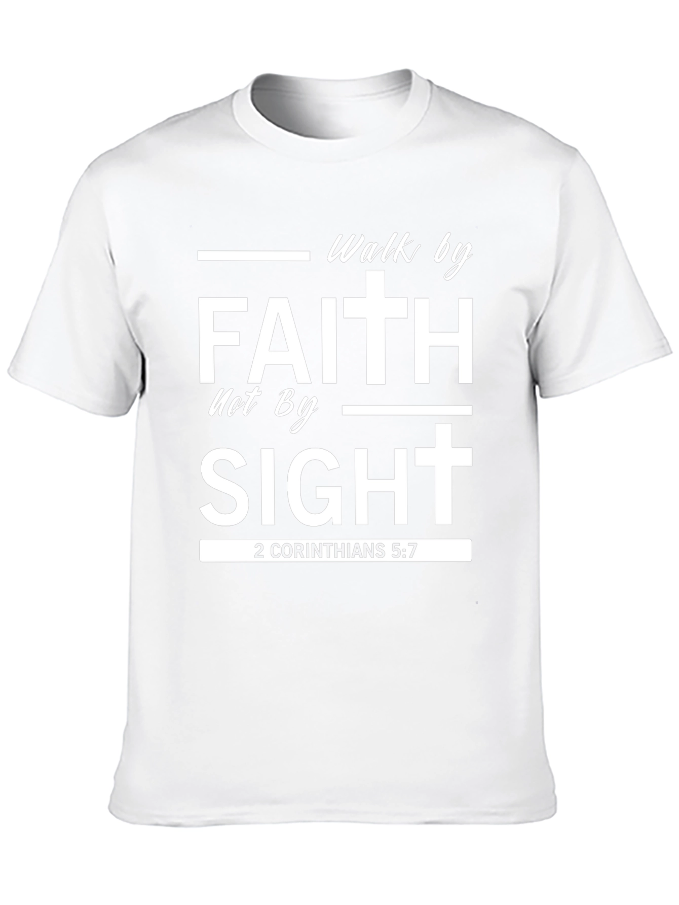 Walk By Faith T-Shirt - Christian Apparel
