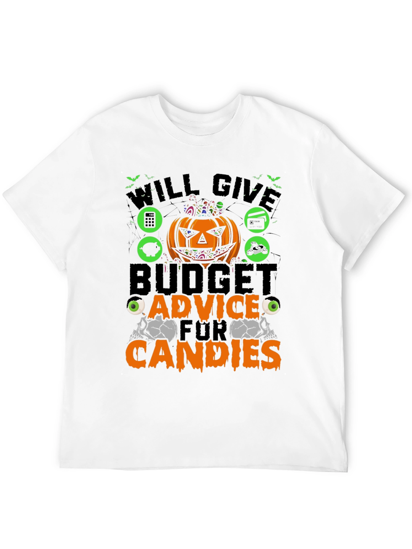Budget Advice for Candies Halloween Black T-Shirt