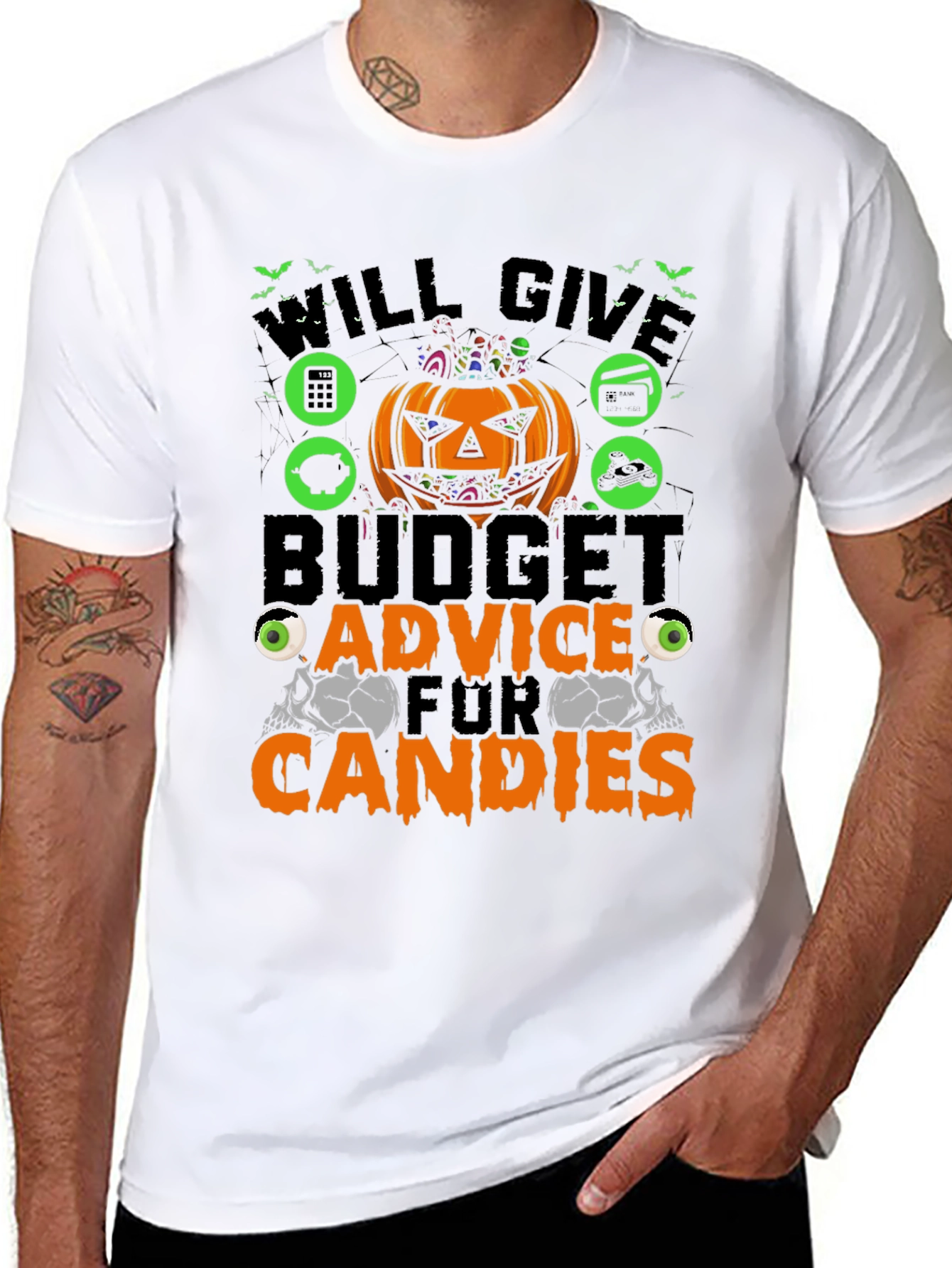 Budget Advice for Candies Halloween Black T-Shirt