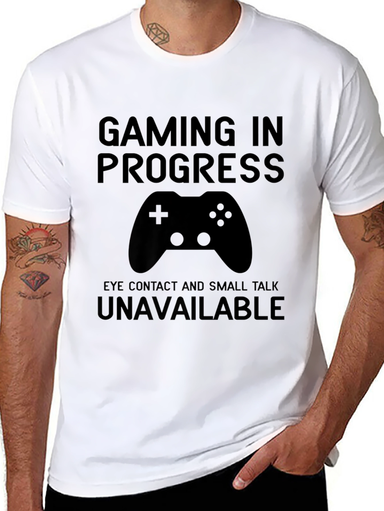 Gaming in Progress T-Shirt - Gamer Novelty Tee