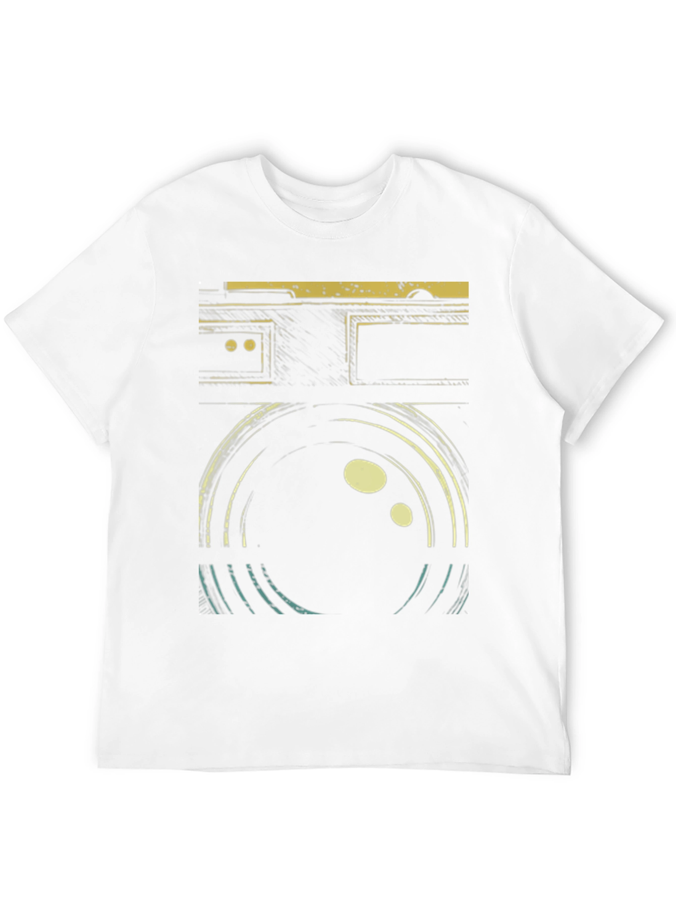 Retro Camera Graphic Black T-Shirt