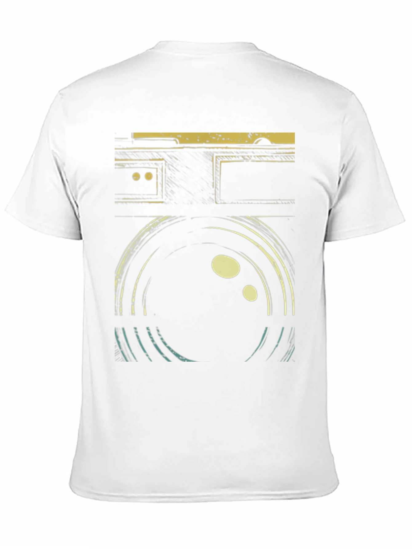 Retro Camera Graphic Black T-Shirt