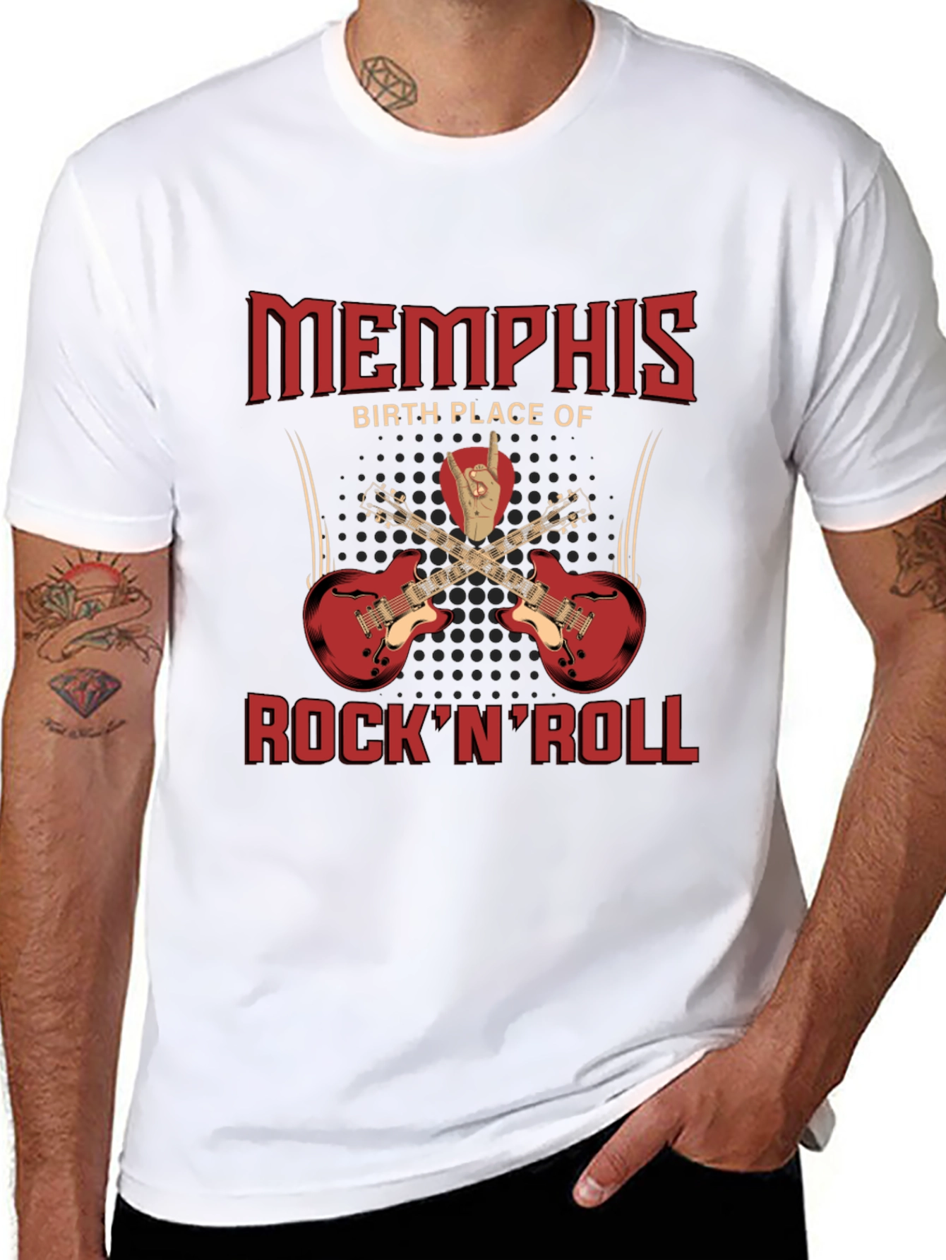 Memphis RocknRoll Graphic Tee