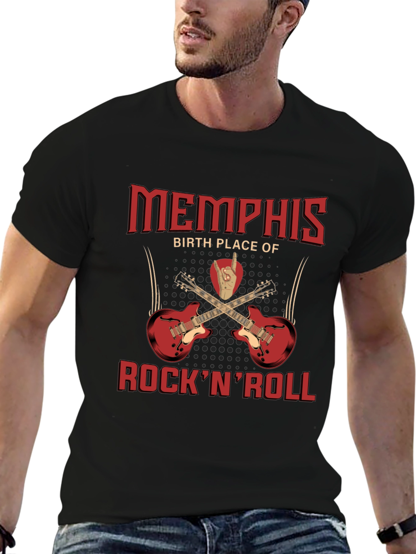 Memphis RocknRoll Graphic Tee