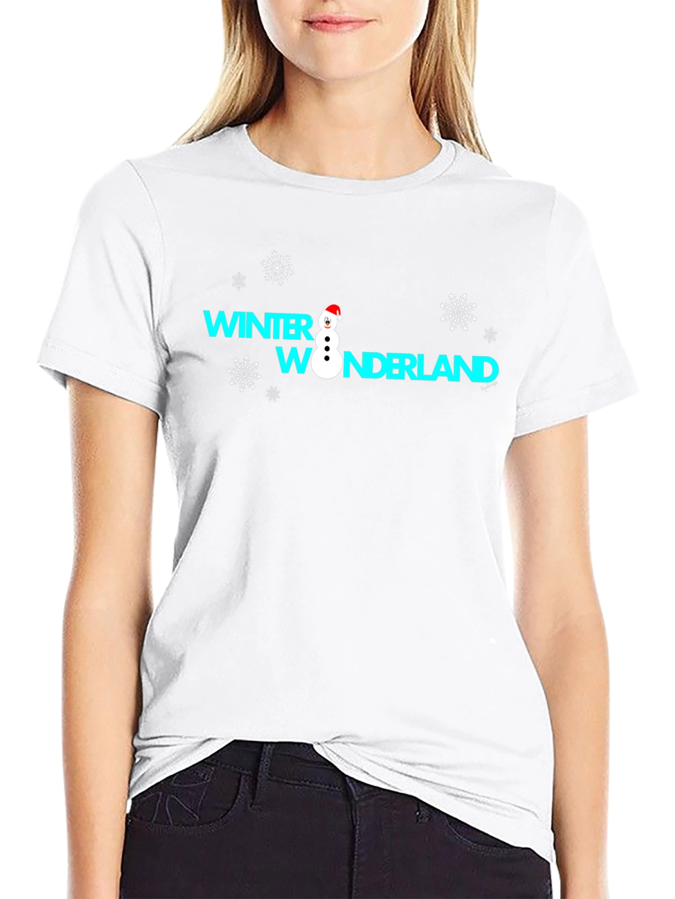 Winter Wonderland Graphic Tee - Black