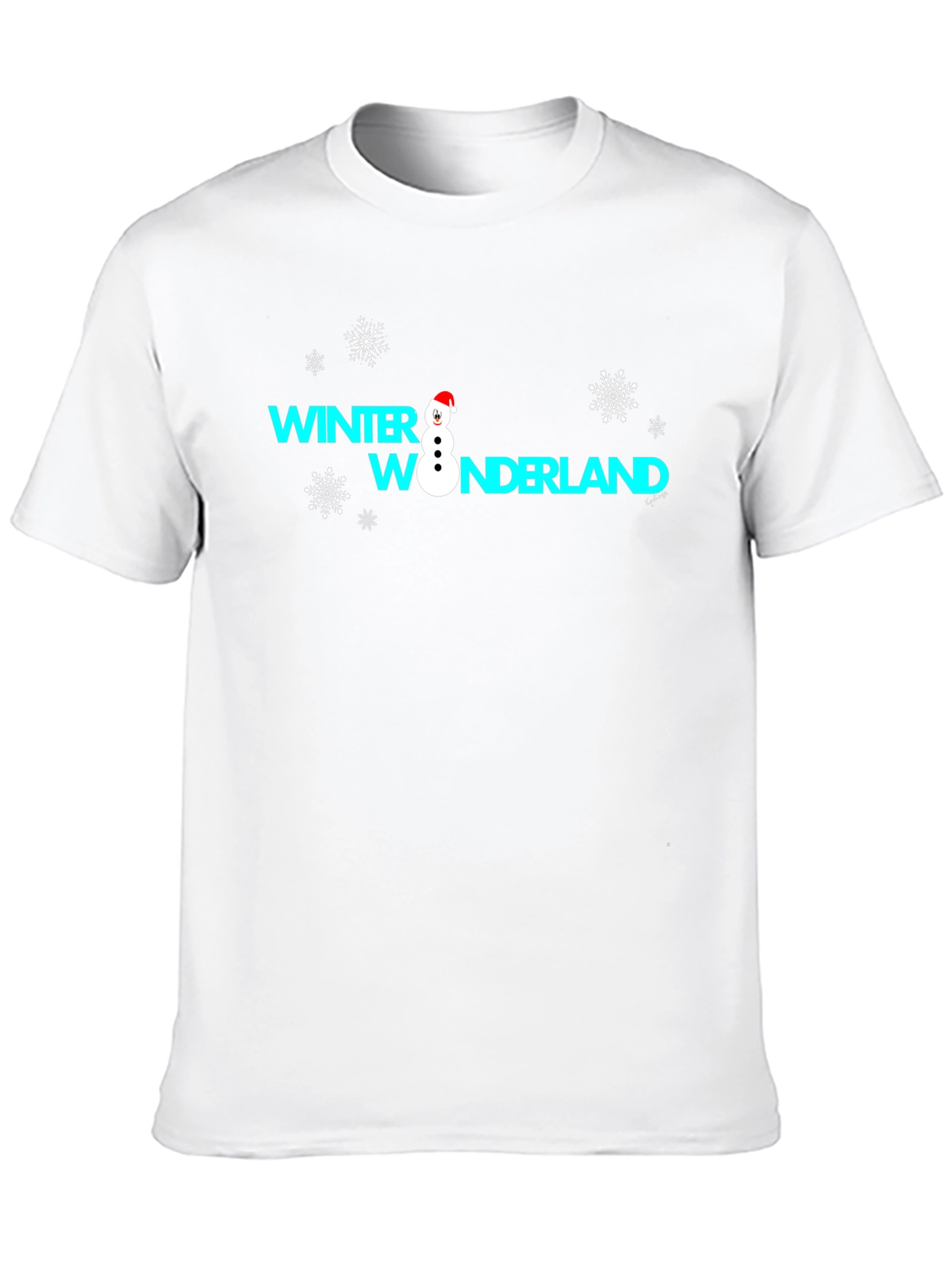 Winter Wonderland Graphic Tee - Black
