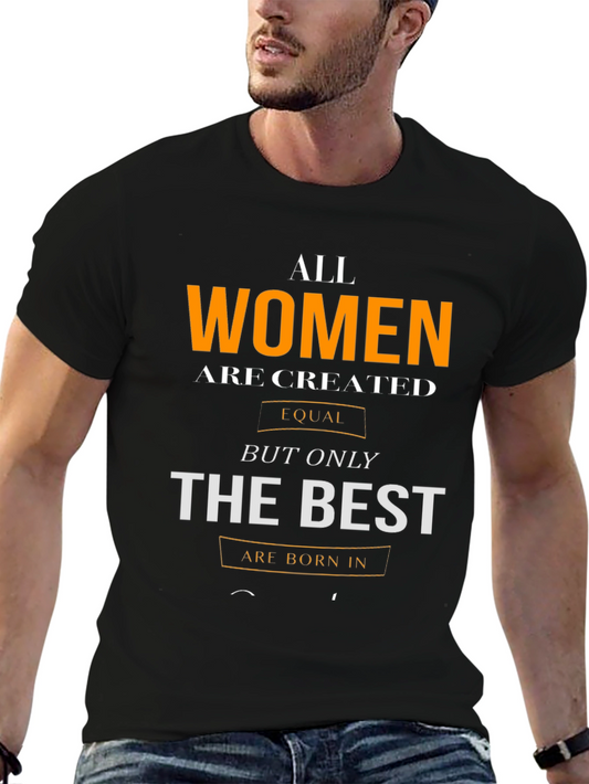 Womens Birthday T-Shirt - Born in [Month]