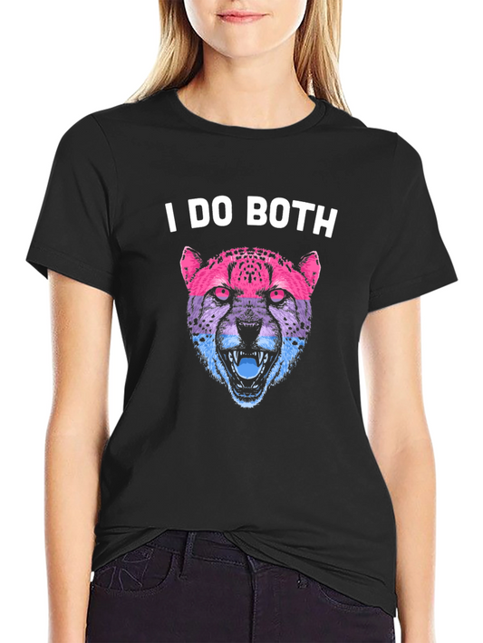 I Do Both Cheetah T-Shirt