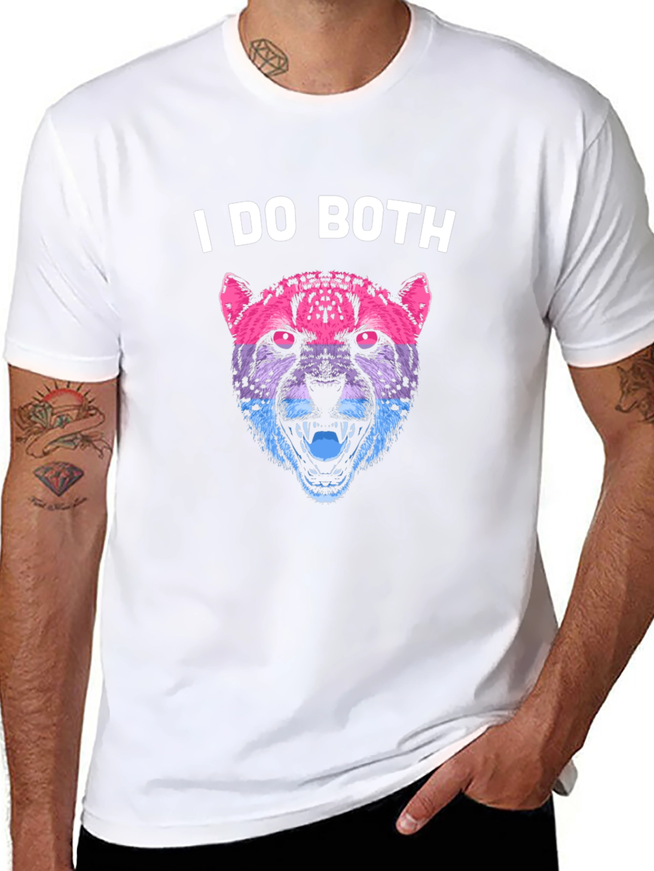 I Do Both Cheetah T-Shirt