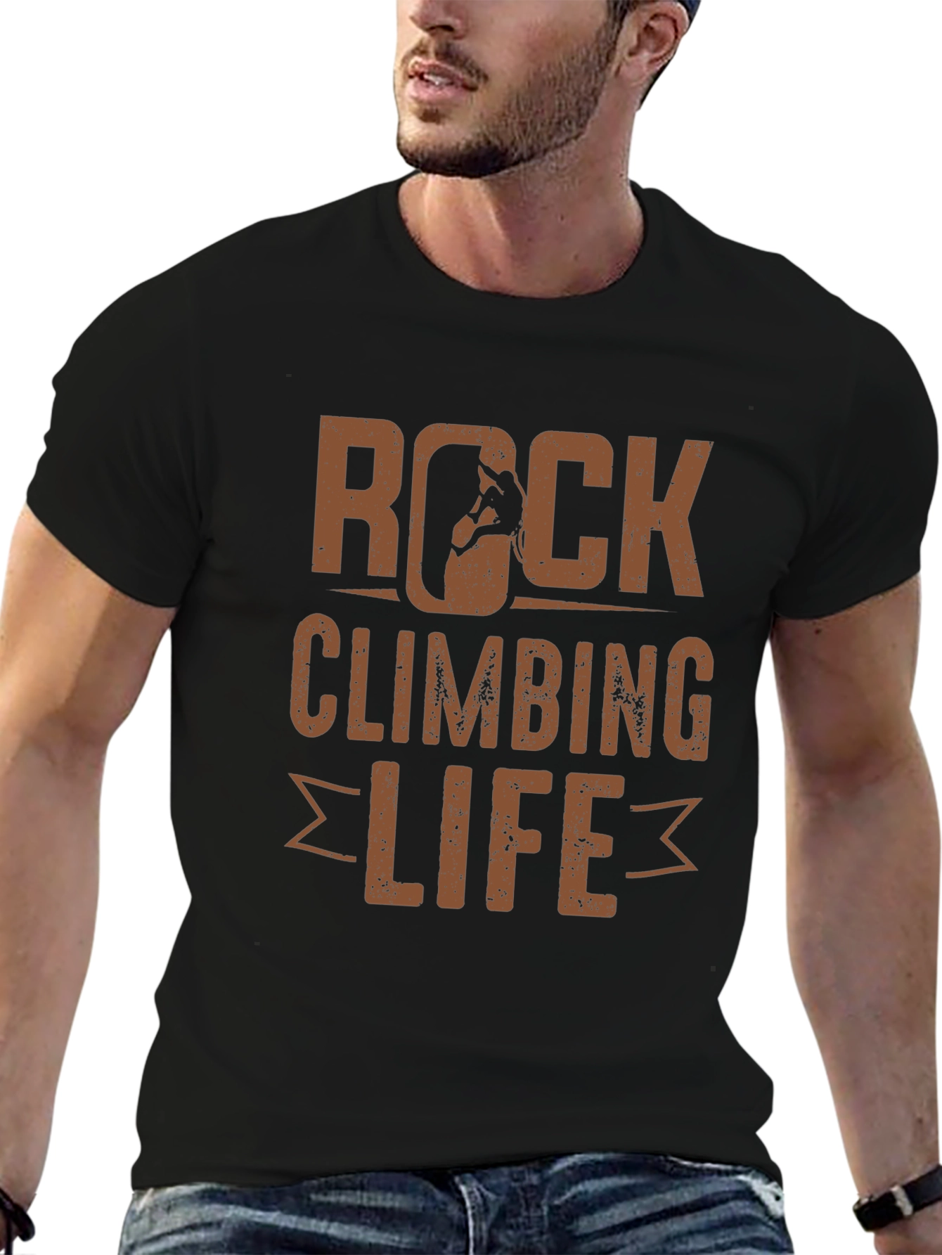 Rock Climbing Life Graphic T-Shirt
