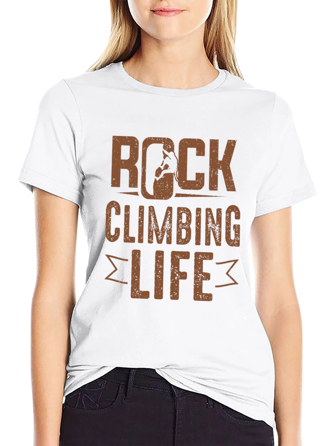 Rock Climbing Life Graphic T-Shirt