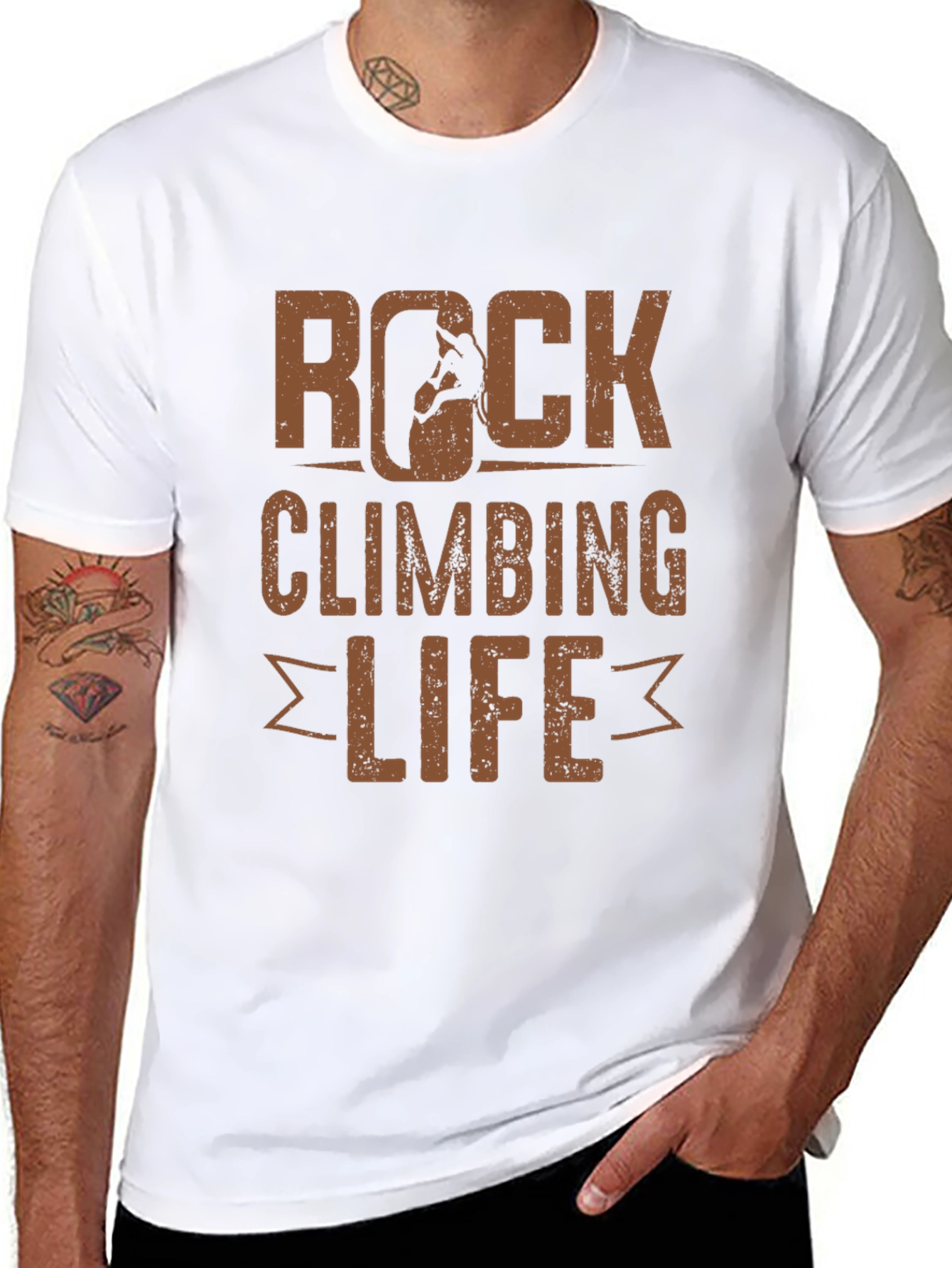 Rock Climbing Life Graphic T-Shirt