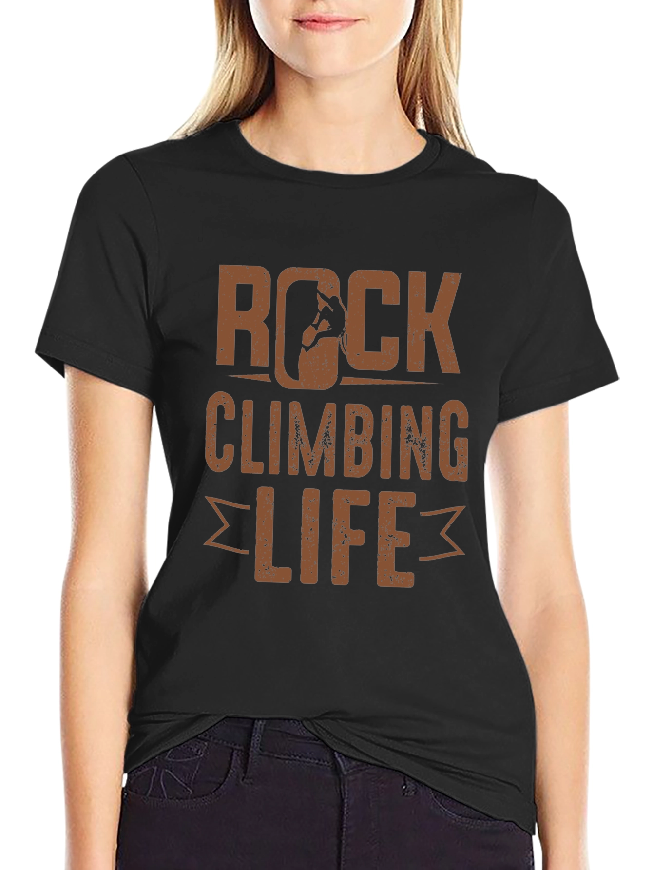 Rock Climbing Life Graphic T-Shirt
