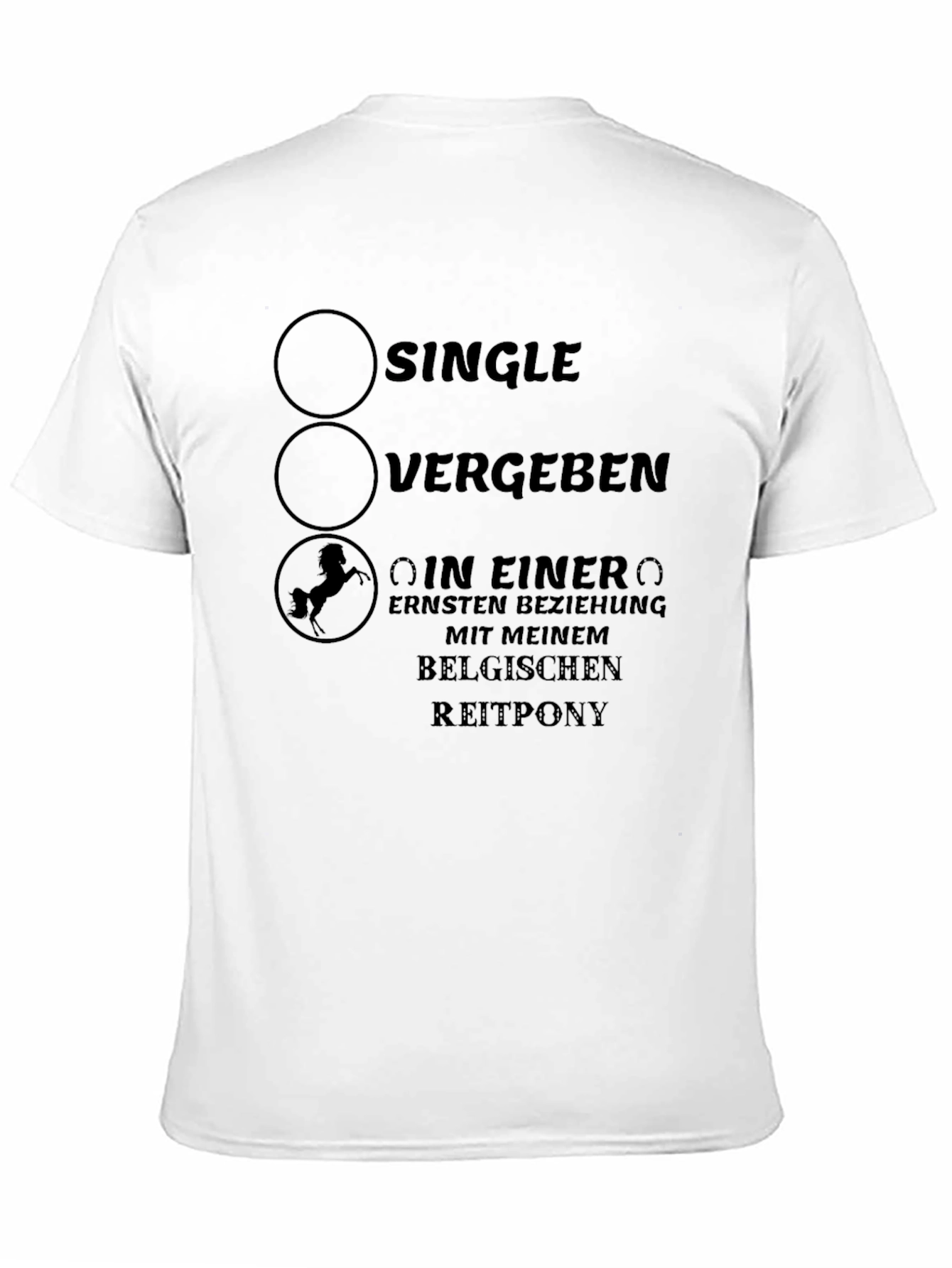 Belgian Riding Pony Relationship T-Shirt