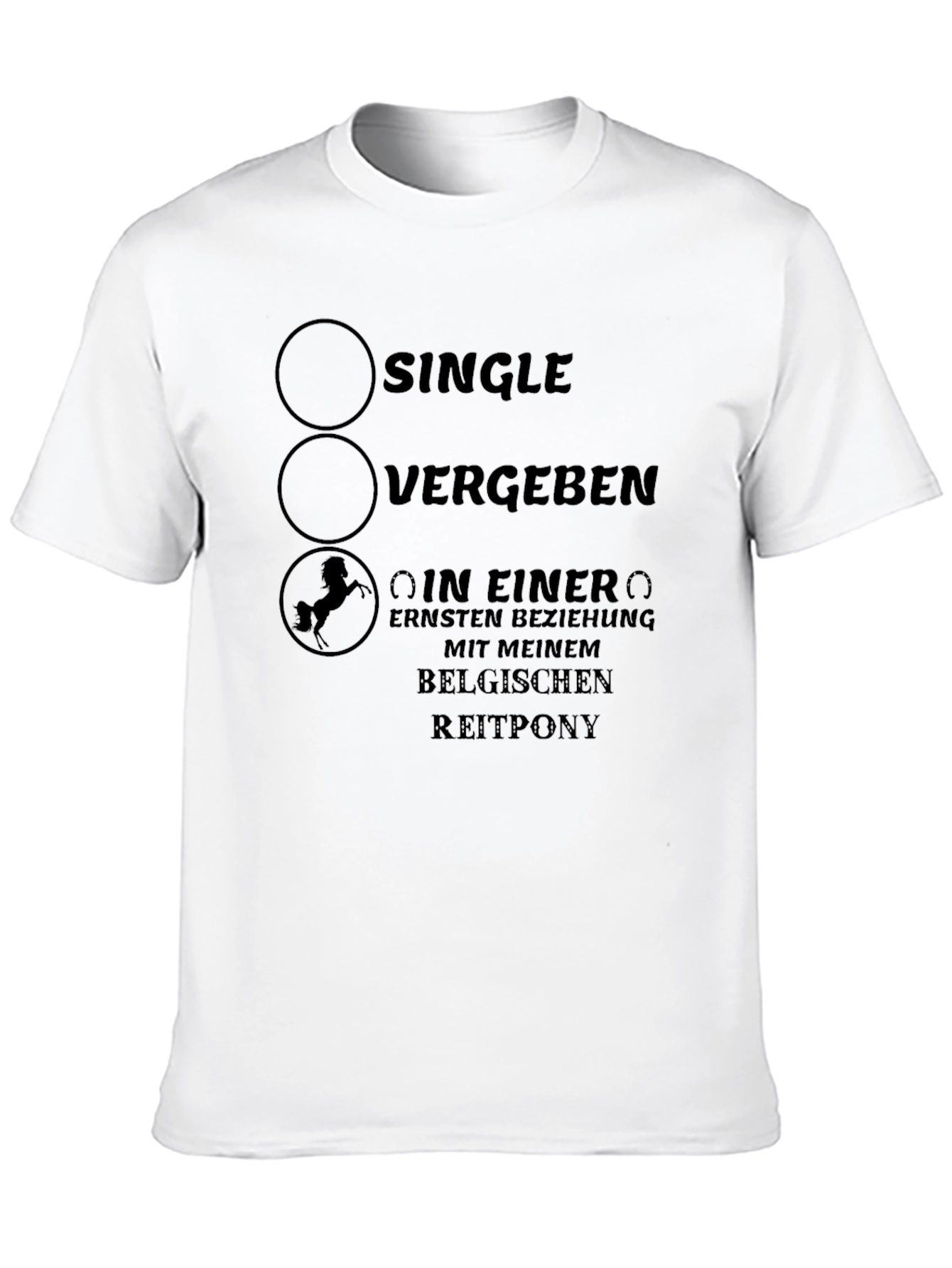 Belgian Riding Pony Relationship T-Shirt