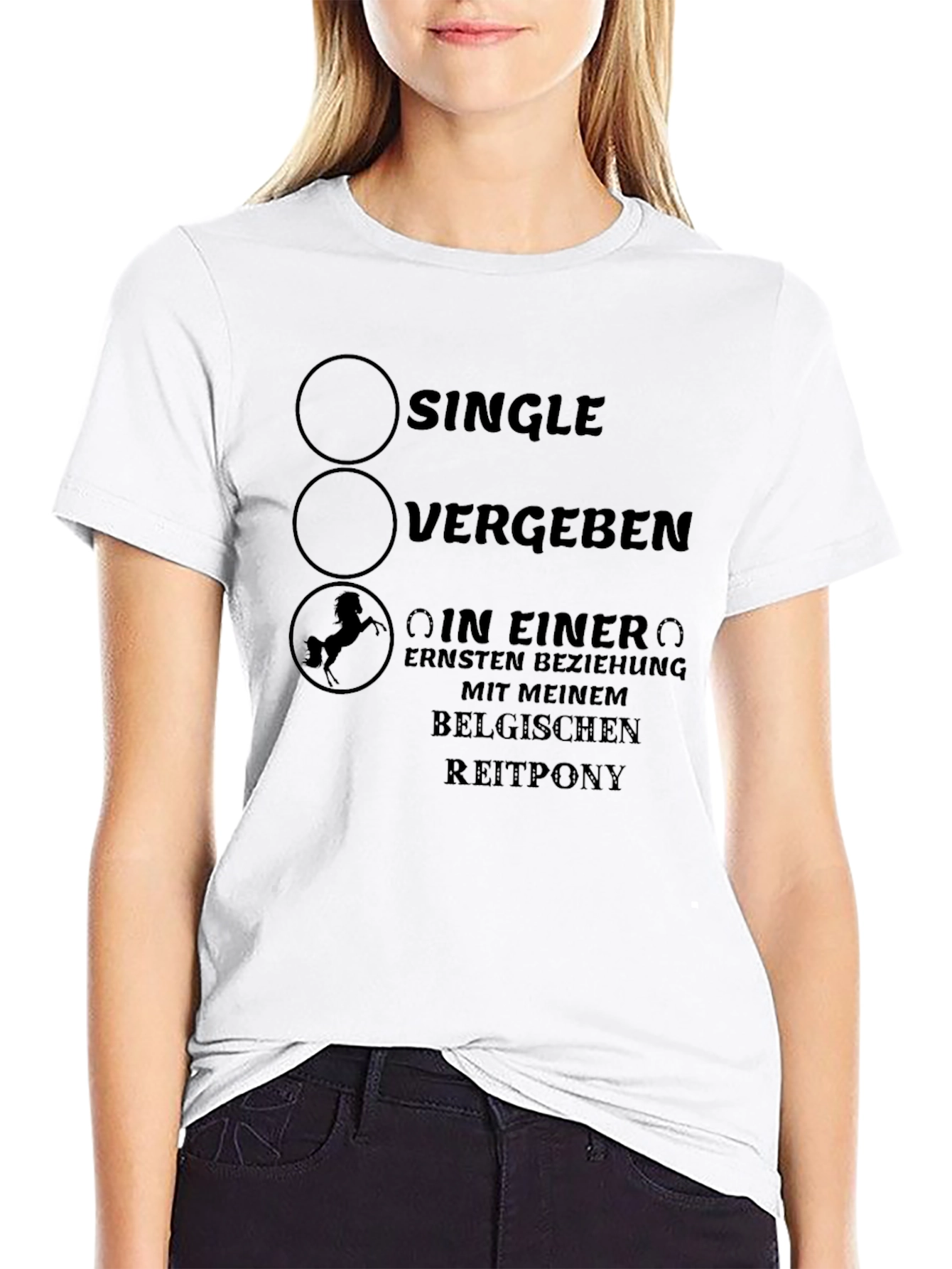 Belgian Riding Pony Relationship T-Shirt