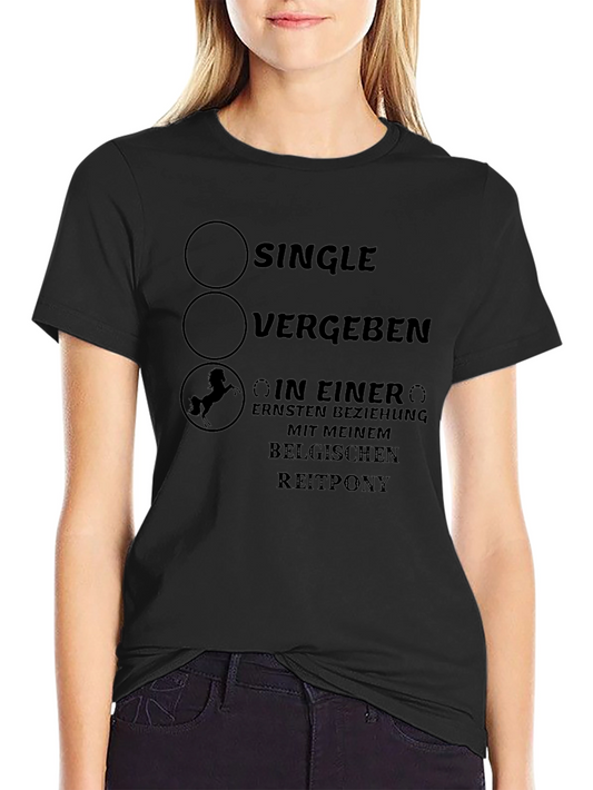 Belgian Riding Pony Relationship T-Shirt