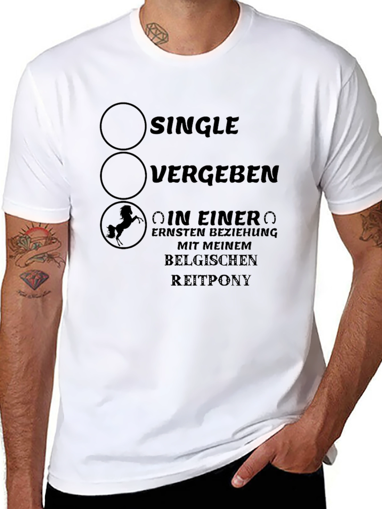 Belgian Riding Pony Relationship T-Shirt